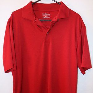 PGA Tour Polo shirt red